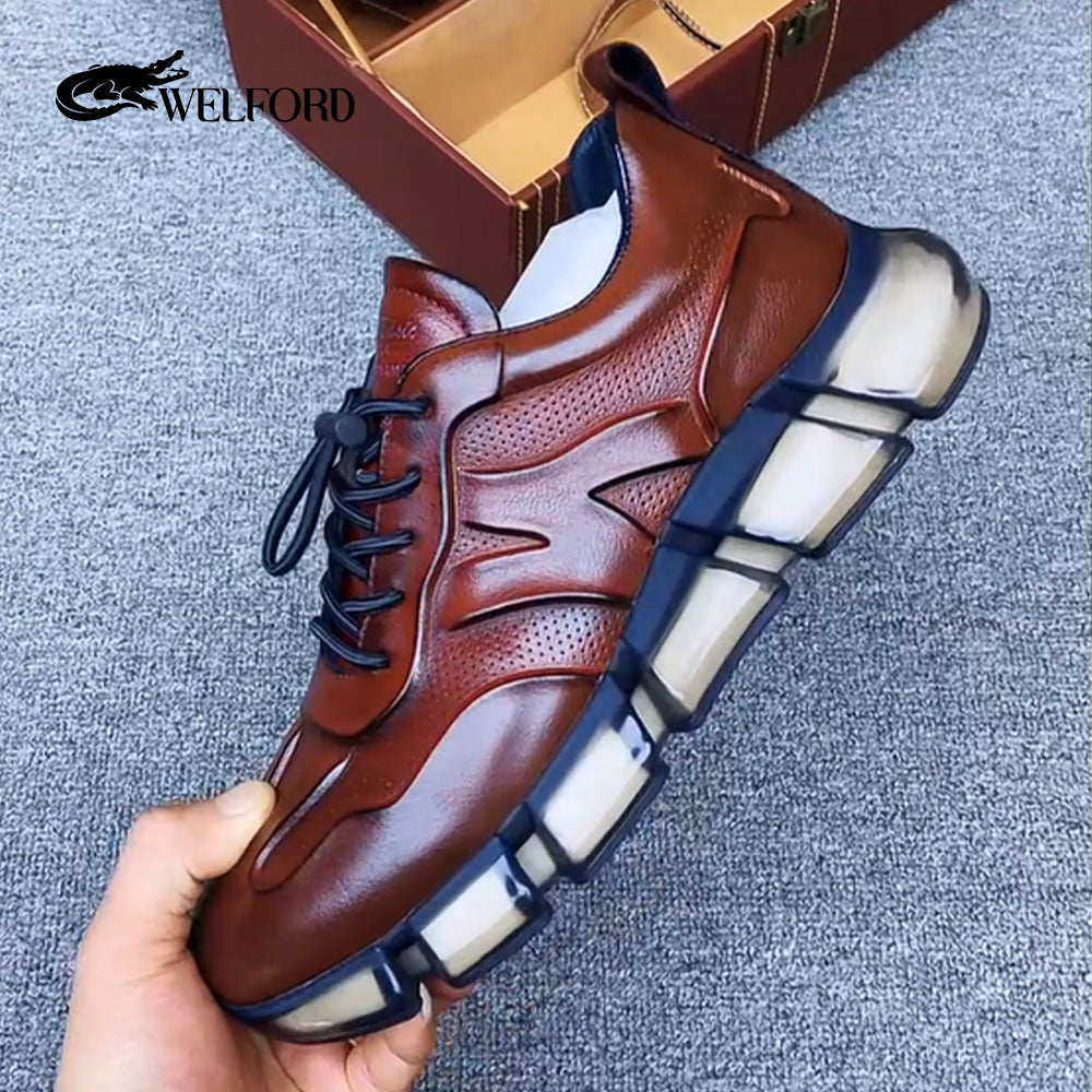 Milan Handmade Genuine Leather Ultra-light High-end Men's Shoes