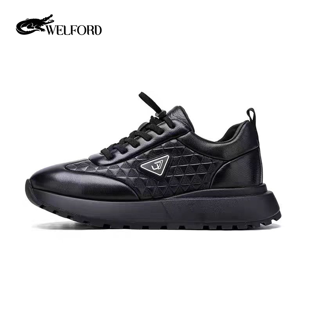 Genuine leather soft sole soft top layer cowhide sneakers