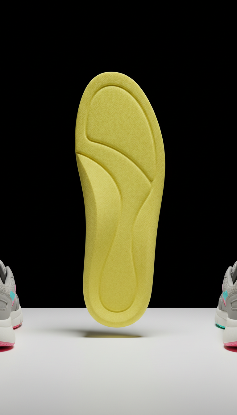 Vivid Lemon high-resilience insole