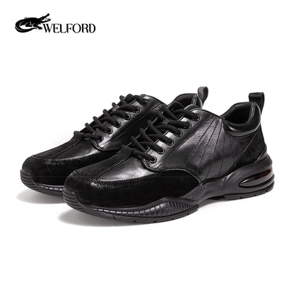 Retro horsehide men's sneakers casual shoes