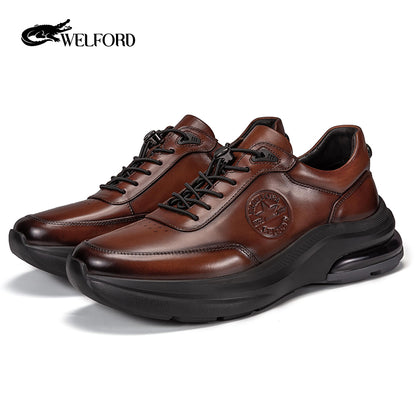 Men's Fashion Retro Business Elastic Strap Casual Shoes