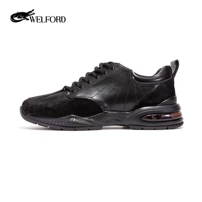 Retro horsehide men's sneakers casual shoes