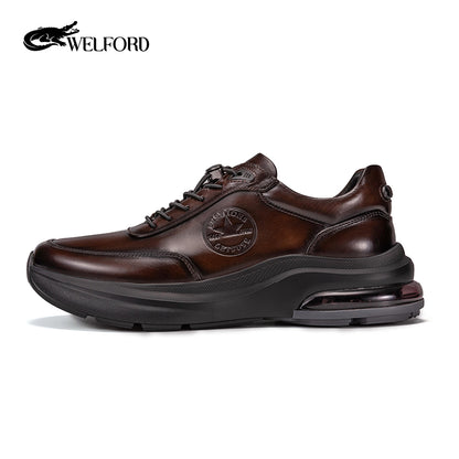 Men's Fashion Retro Business Elastic Strap Casual Shoes