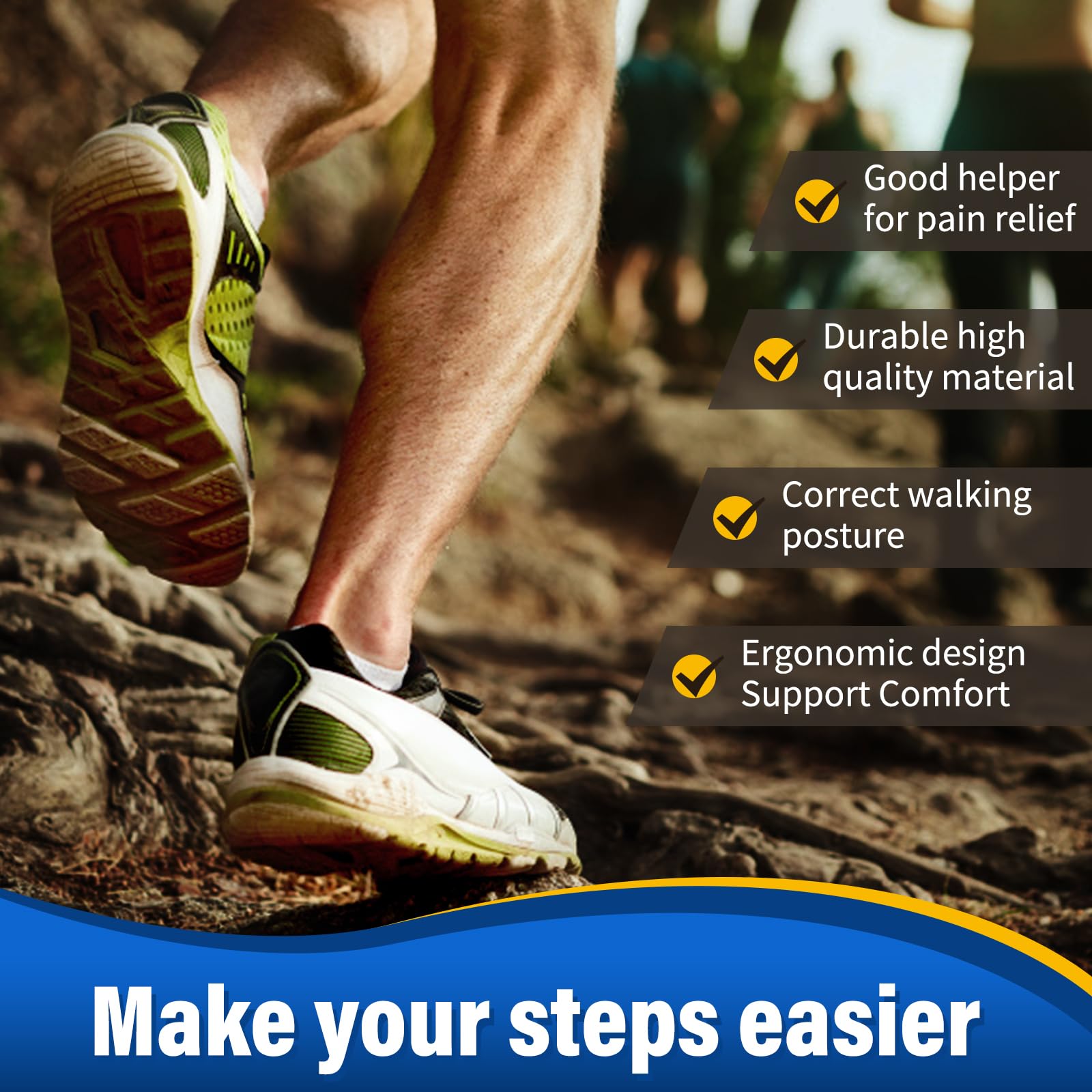 High Arch Insoles for Runners with High Arch Support