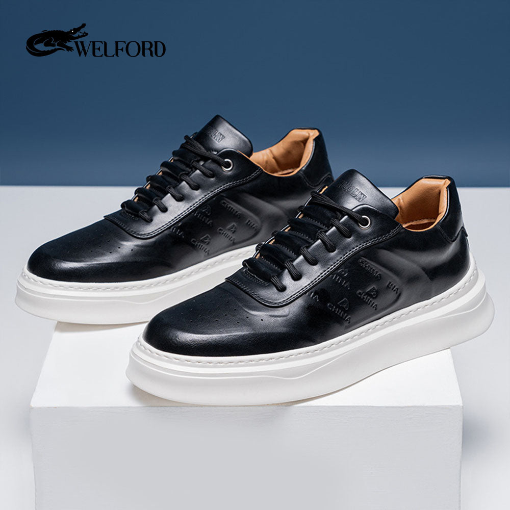 New first-layer cowhide low-top casual ultra-light wear-resistant sports shoes