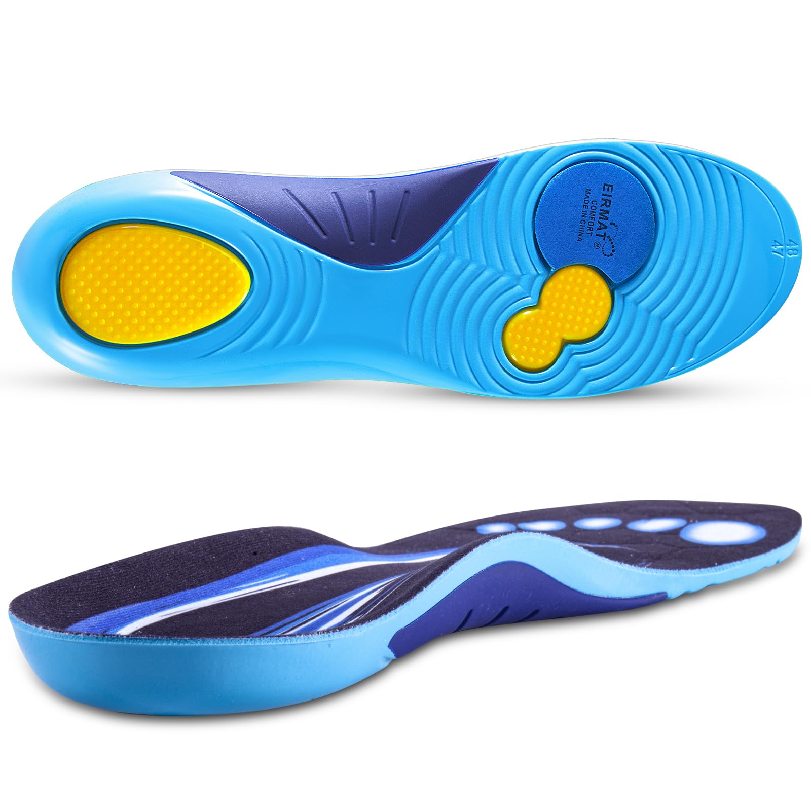 High Arch Insoles for Runners with High Arch Support