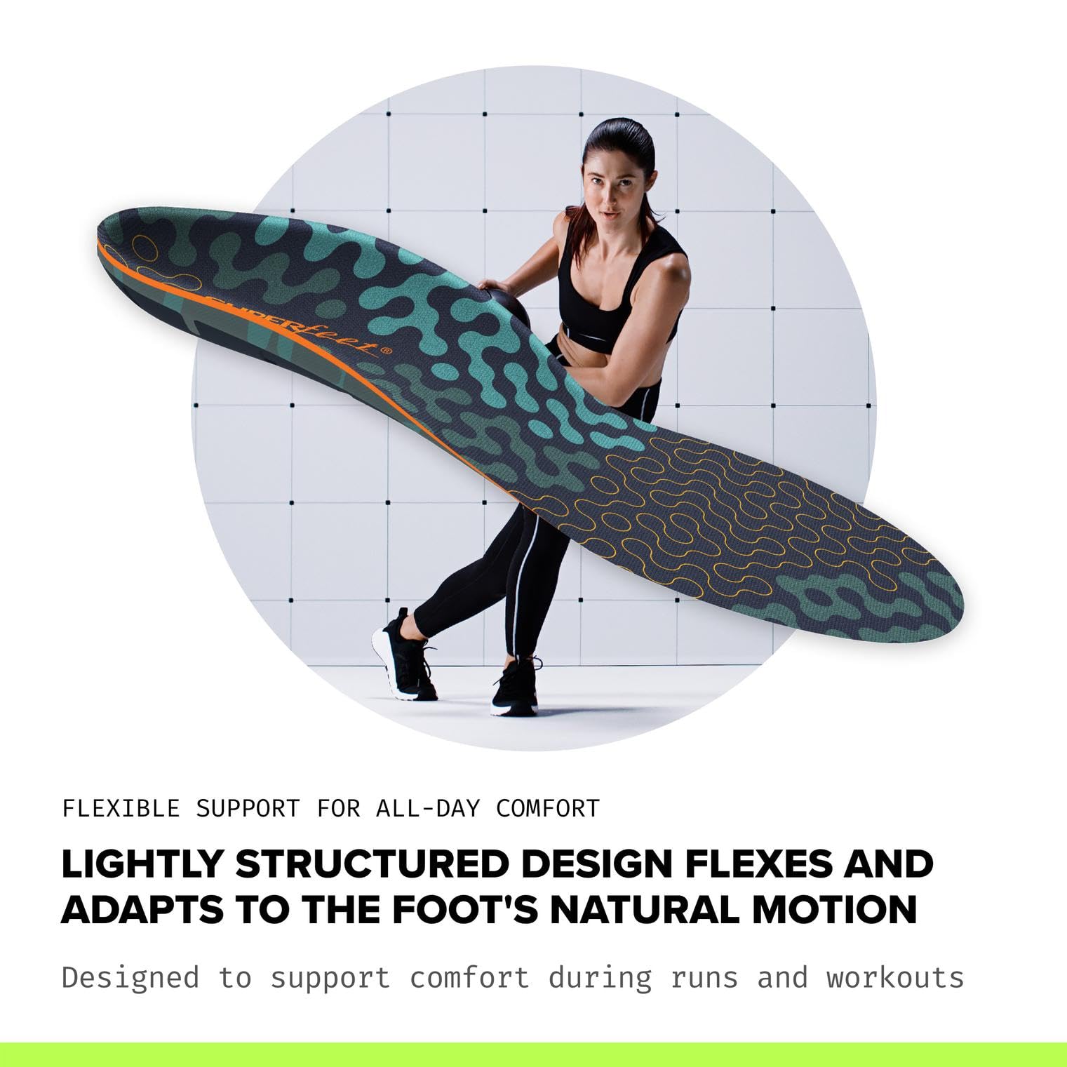 Comfort Shoe Insoles for Men Women Adjustable Size 4D Memory Foam Cloud Soles Arch Support Improved Posture