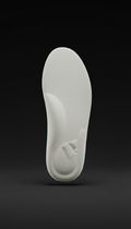 Cloud White memory foam insole