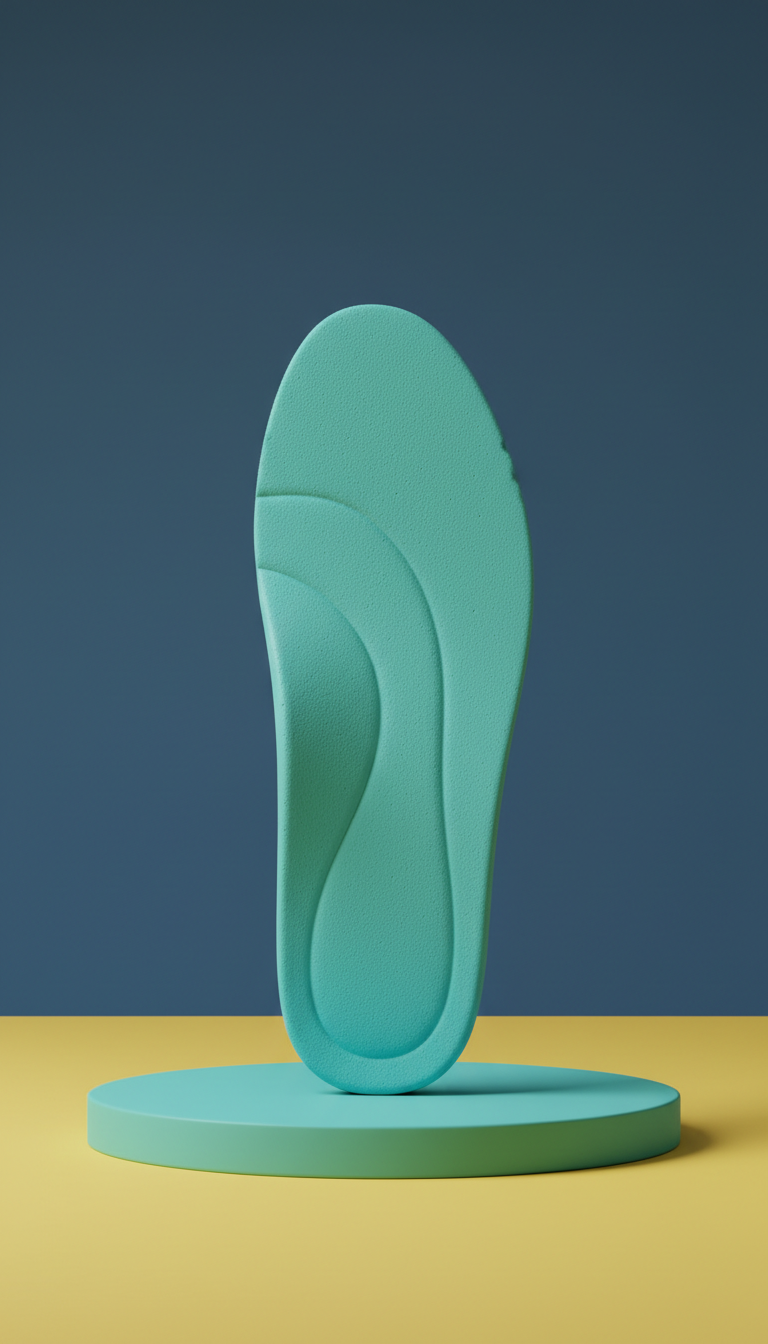 Electric Teal memory foam insole