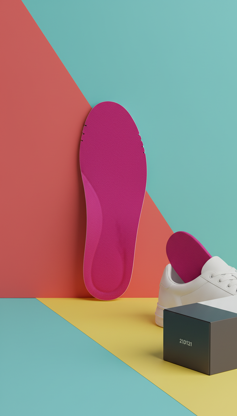 Vivid Magenta High-Elasticity Insole